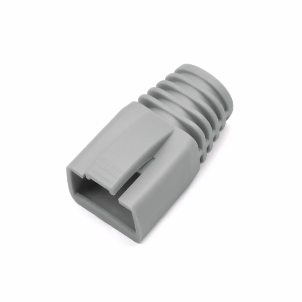 100 шт. серая Крышка коннектора RJ45 cat6a cat7 8 5 мм|Компьютерные кабели и разъемы| |