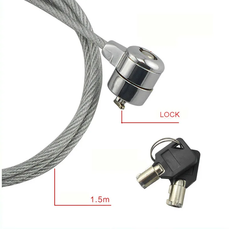 Противоугонный замок для офиса ноутбука ПК компьютерного стола|lock jack|lock usb flash