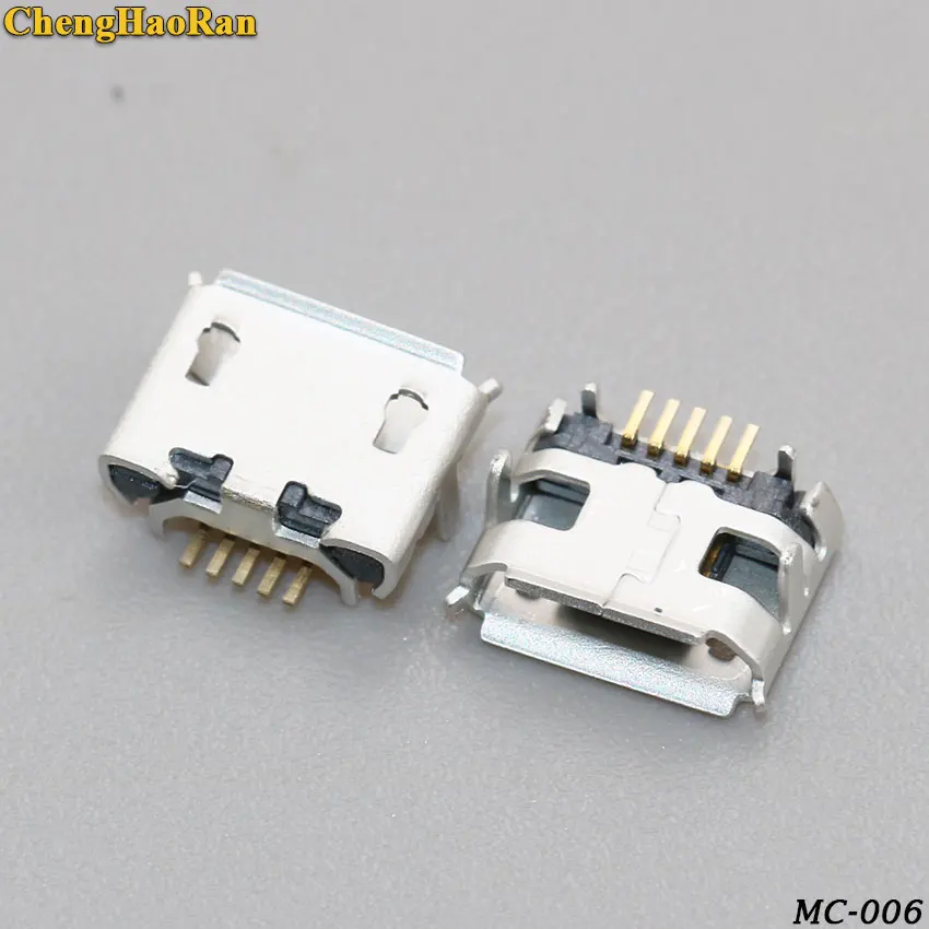 ChengHaoRan 1 шт. разъем micro usb для зарядки ASUS/Blackberry/Lenovo/Huawei/VIVO/OPPO/HTC 5Pin длинный игольчатый