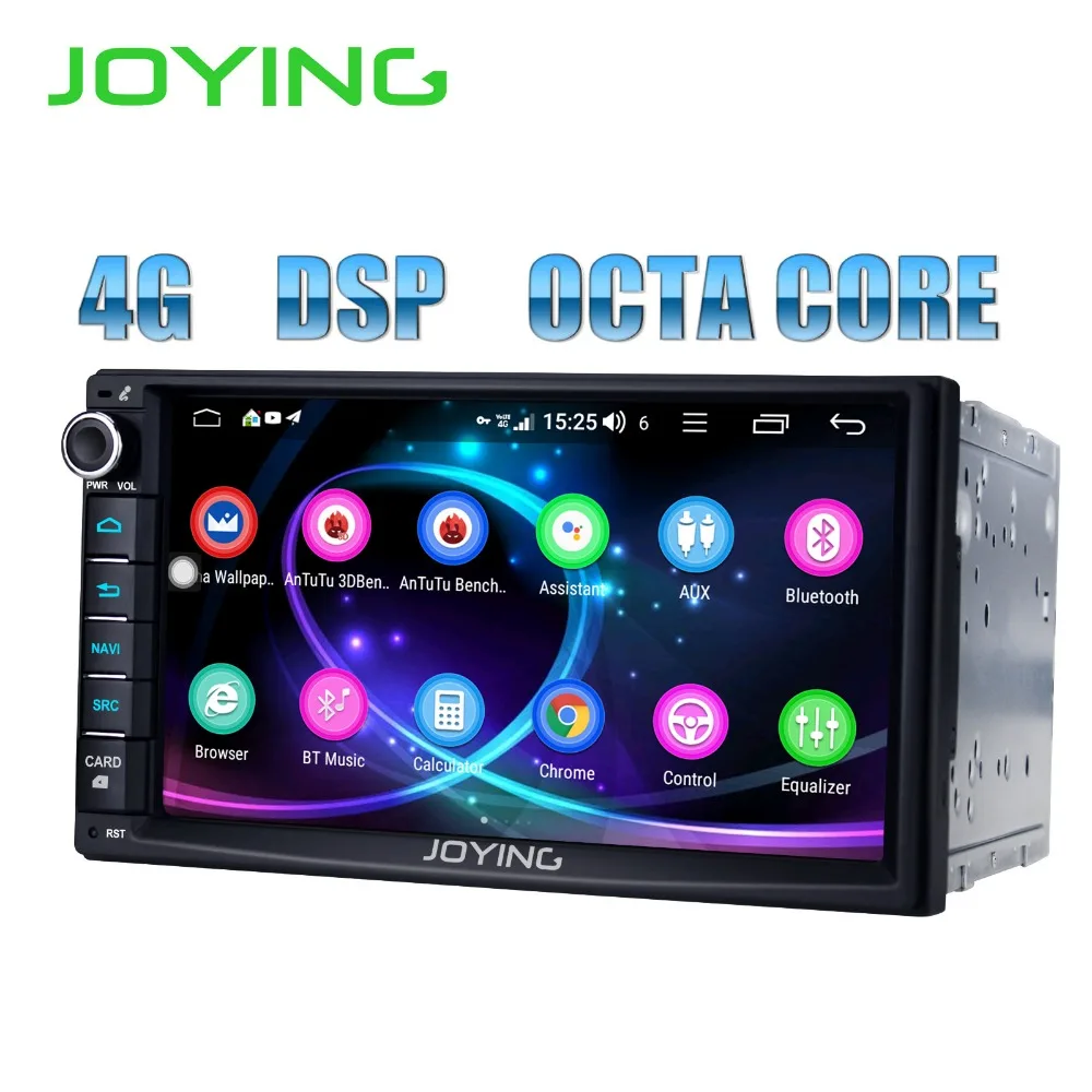Автомобильный радиоприемник JOYING 2 DIN Android 8 1 4 Гб + 64 поддержка 4G GPS-навигация DSP