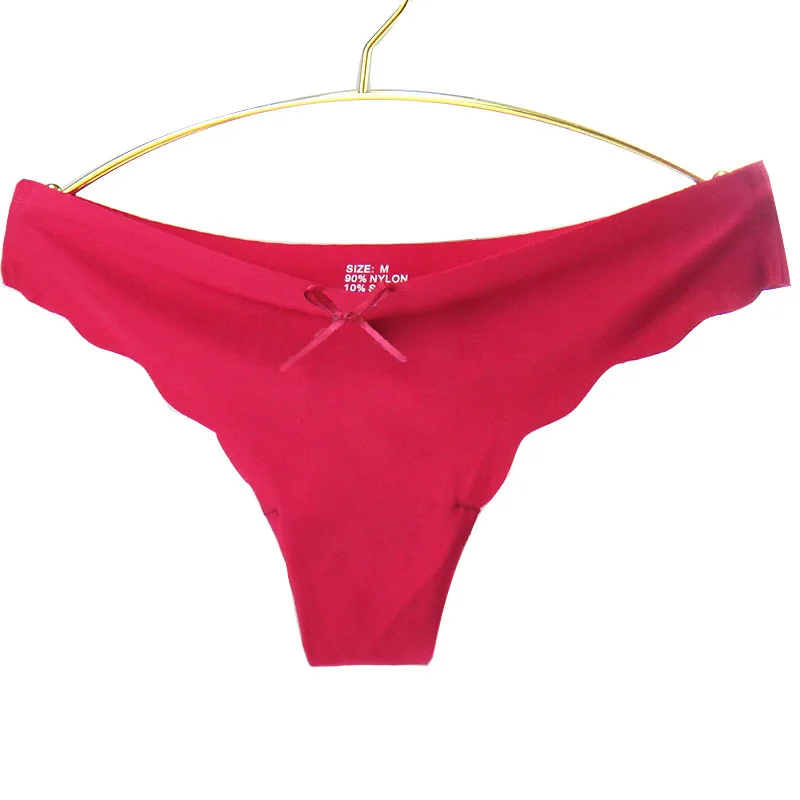 6 шт./упаковка женские ультратонкие бесшовные трусики сексуальные стринги