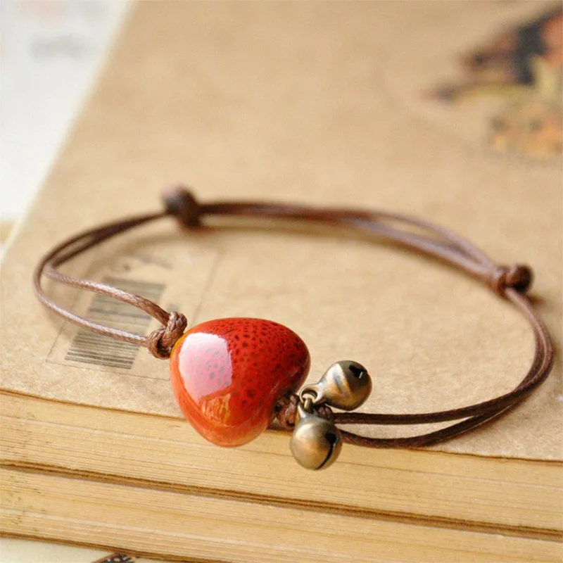 Браслеты с бусинами и колокольчиками для женщин мужчин ювелирные изделия ручной