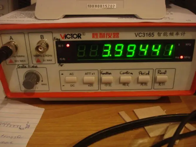 220 В ВИКТОР VC3165 Высокое разрешение частотомер Радио счетчик 0.01 Гц ~ 2.4 ГГц |