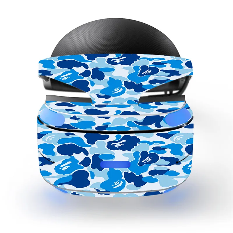 Камо Камуфляж Армия Зеленый Синий Дизайн Наклейка Стикера Кожи для Sony Playstation PS VR