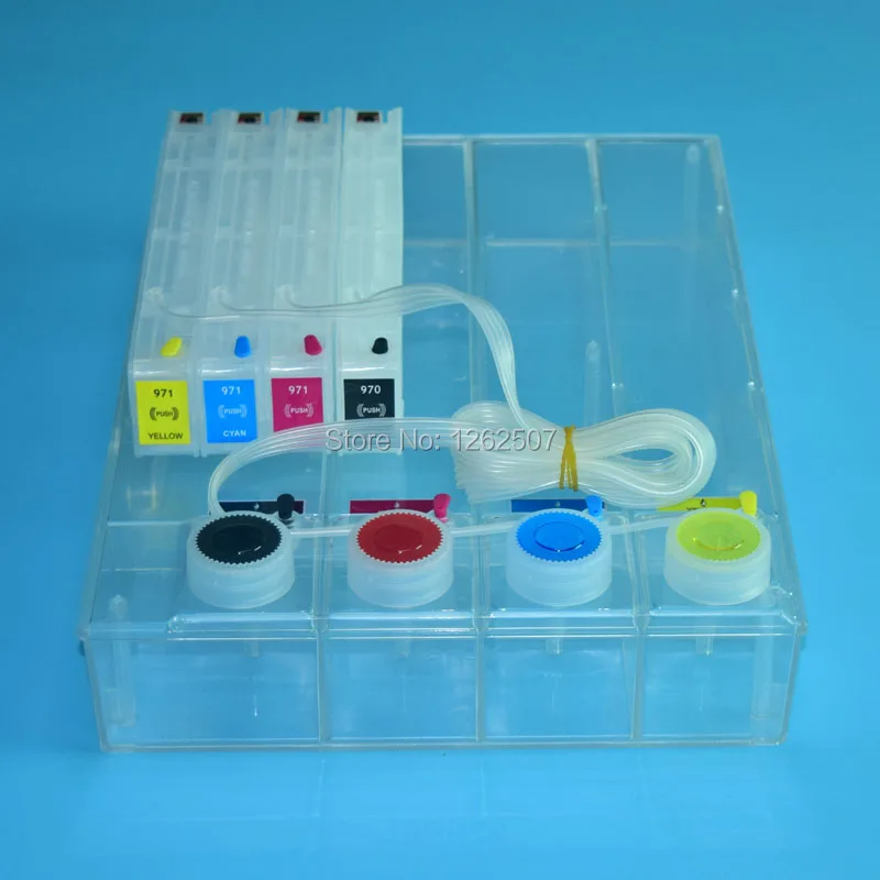 1000 мл Высокая емкость пустая Непрерывная система подачи чернил hp 980xl для officejet pro
