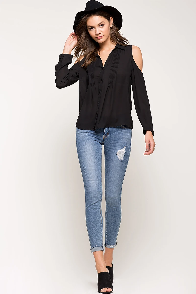 Мода 2017 Рубашка Для женщин сезон: весна–лето блузка с открытыми плечами