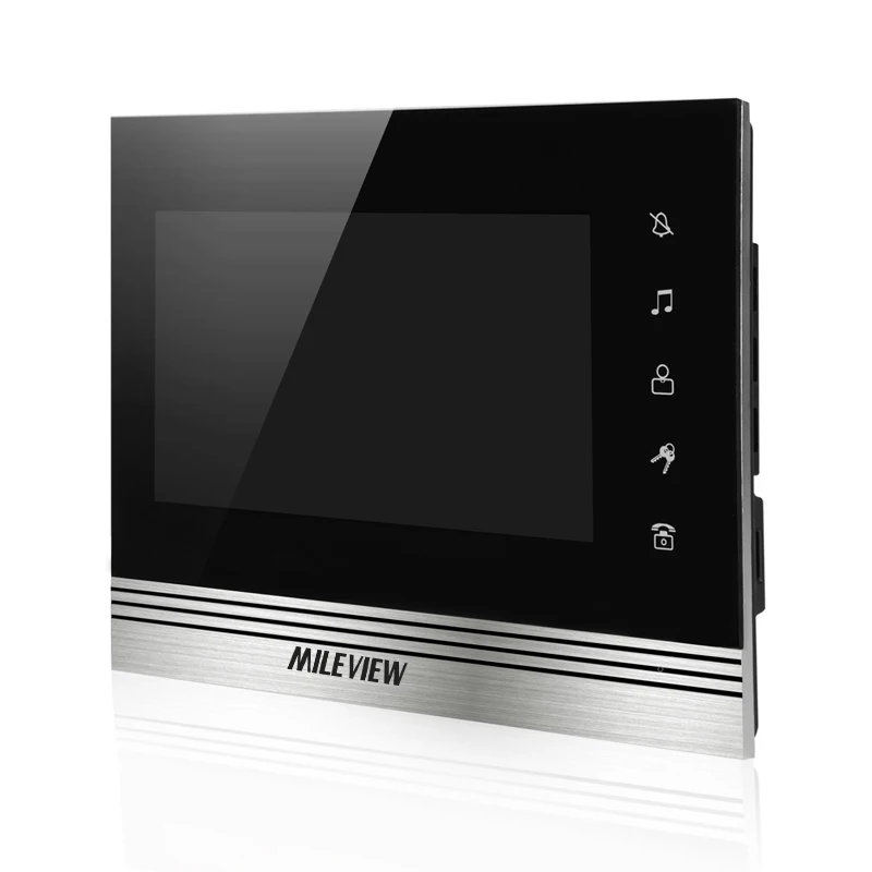Видеодомофон с 7 дюймовым сенсорным экраном 2 монитора и уличная камера|door phone