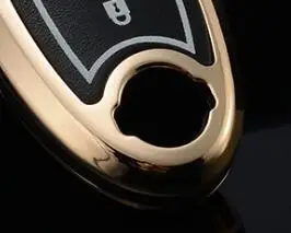 Золотой Автомобильный светящийся чехол, держатель для ключа для Nissan Versa Maxima Altima Rogue Armada Sentra Tidda Livida X-Trail Infiniti FX35 QX50 - Название цвета: Золотой