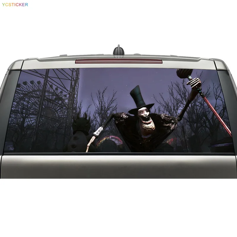 Индивидуальный дизайн 3d принт графическая наклейка на заднее стекло автомобиля