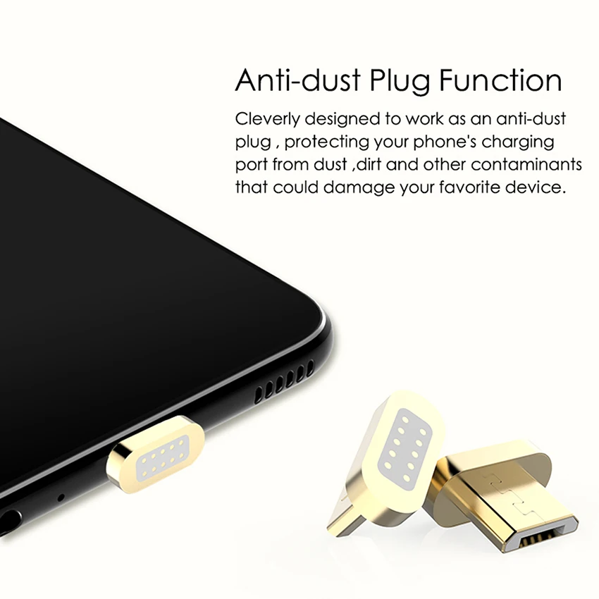 Магнитный кабель JianHan 2 в упаковке Micro USB зарядное устройство 1 м плетеная быстрая