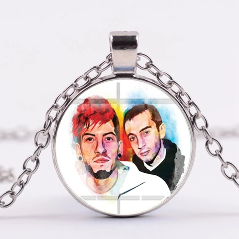 Style 9 SONGDA Горячая музыкальная группа Twenty One Pilots кулон ожерелье для поклонников сувенирный подарок четыре цвета длинная цепь Модный рок ювелирные изделия Хип-хоп - Окраска металла: Style 9