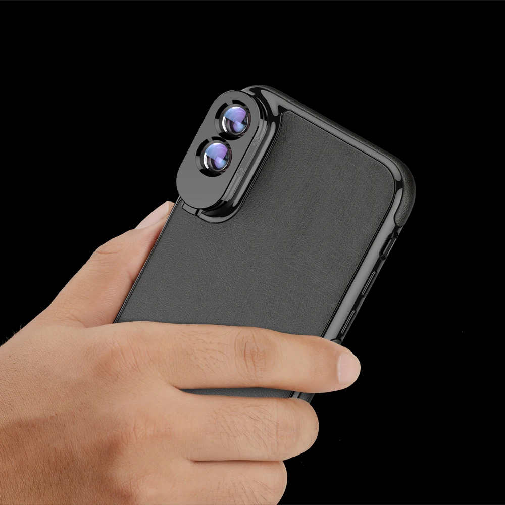 APEXEL добавить на Двойной Объектив fisheye широкоугольный Макро телескоп зум