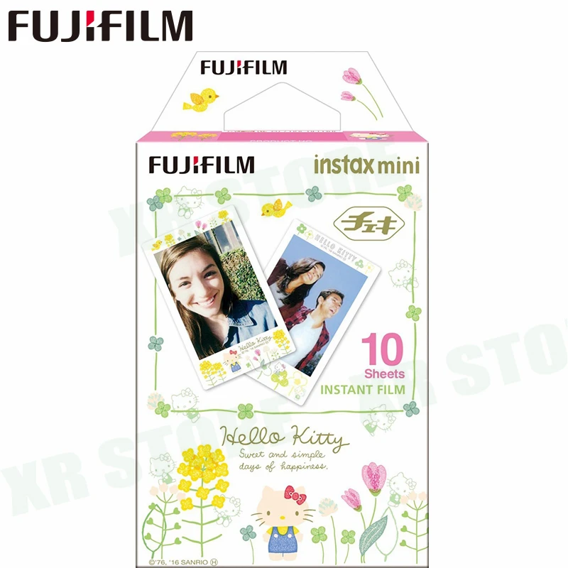 Белая пленка для Fuji Instax Мини 11 8 9 Hello kitty роспись мгновенной съемки Фотобумага 10