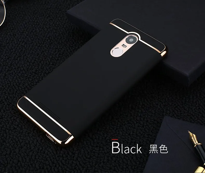 Xiaomi Redmi Note 4/3/2 Case 3 In 1 Combo Slim Armor Plating Frame Back Cover On For 4A 4s/4 pro 3s/3 | Мобильные телефоны и