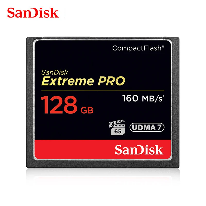 SD-C-03-128G Карта памяти SanDisk, 16 ГБ, cf-карта extreme PRO, 32 ГБ, высокая скорость, 64 ГБ, компактная флеш-карта для DSLR и HD видеокамеры, 128 ГБ - Емкость: SD-C-03-128G