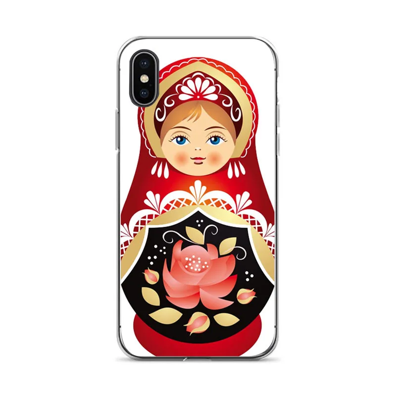 Русская Матрешка OUTMIX для coque iphone XR 8 7 6 S Plus X XS XSmax plus | Мобильные телефоны и