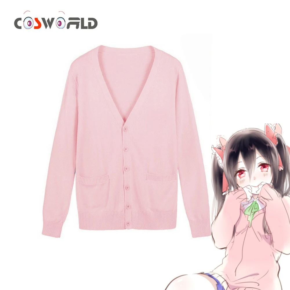 Coshome Love Live LoveLive костюмы для косплея Нико Yazawa трикотажный свитер школьная форма