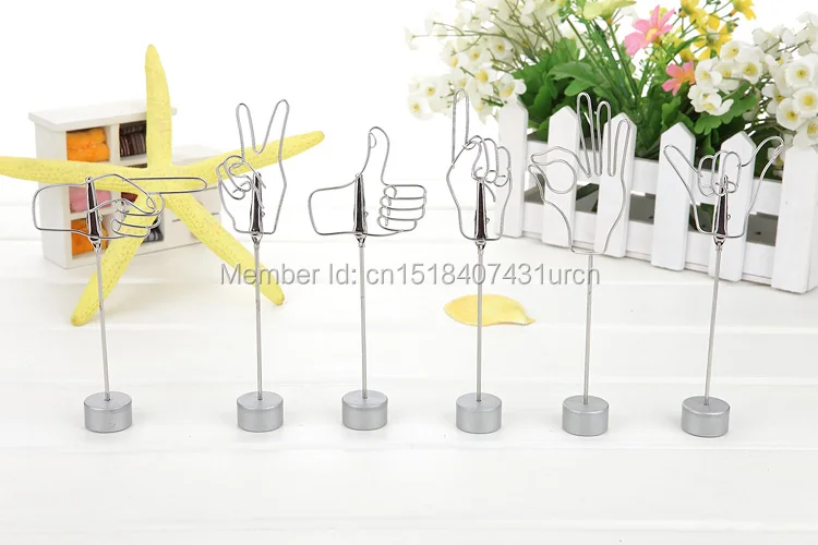 Практичная креативная ручная работа из нержавеющей стали ESS1 GESTURE-ONE MEMO/NOTE CLIP | Дом