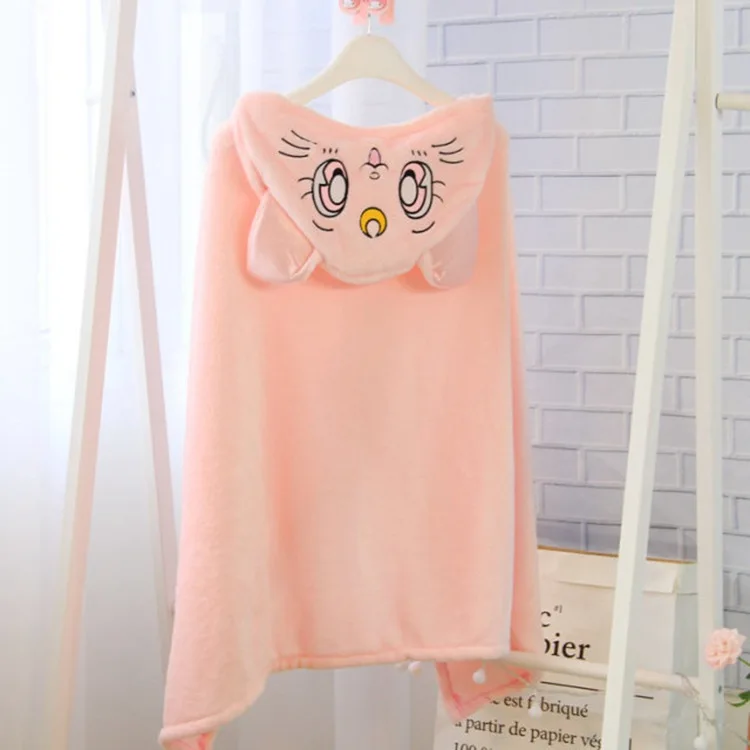 2018 New Fashion Warm Sailor Moon Cloak Girls Womens Cotton Anime Cosplay For Halloween |