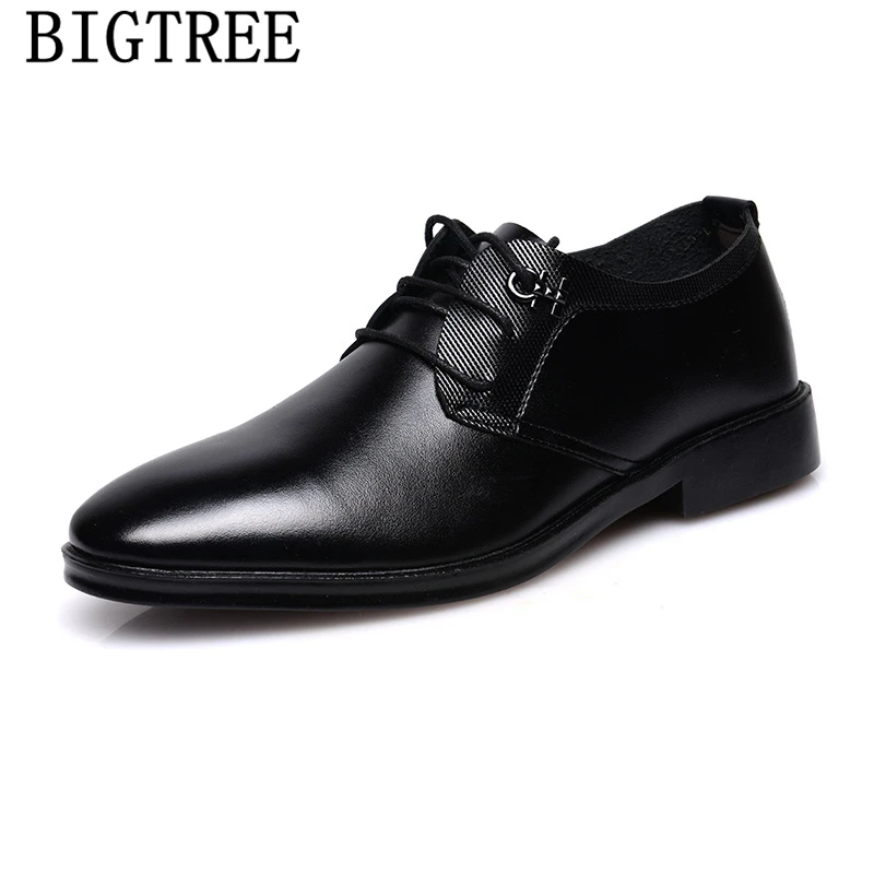 Мужские модельные туфли кожаная деловая обувь мужские оксфорды черные zapatos de hombre