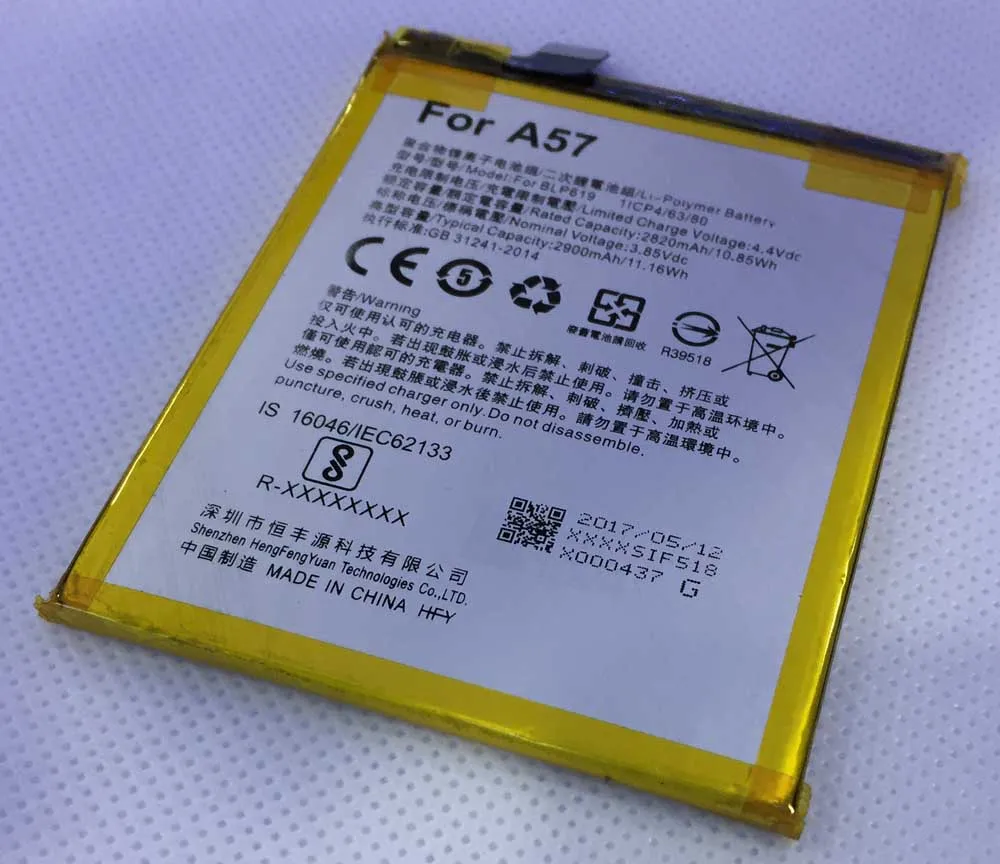 BLP619 батарея для OPPO A57 A57M a57T мобильного телефона hfy 3 8 V 2820mAh|battery for|battery for cellphoneoppo battery