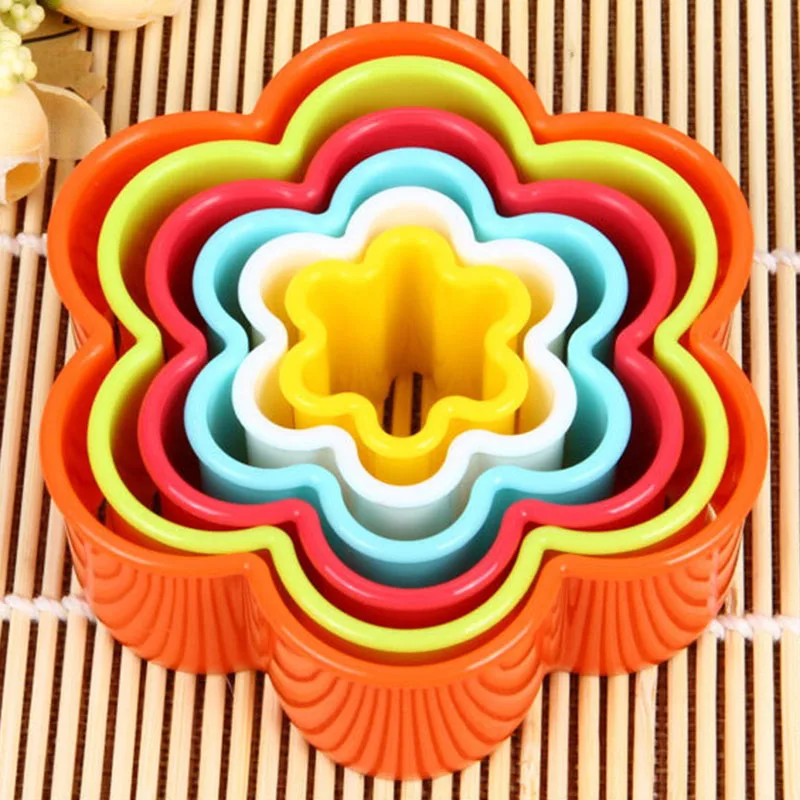 5 шт./компл. пищевой пластик кухонные аксессуары 7 видов пирог печенье плесень