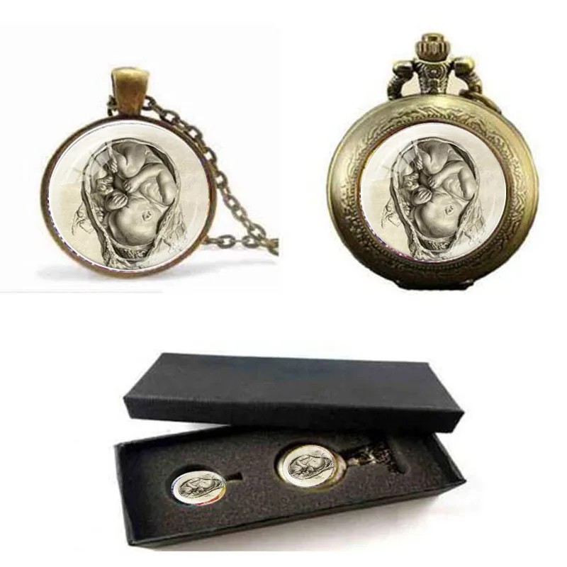 2017 Подвеска для Микры подарок Леонардо да Винчи рисунок OBGYN фотосессия с