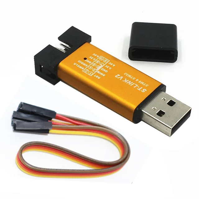 Программатор загрузки ST LINK ST-Link V2 Mini STM8 STM32 с чехлом A41 | Игрушки и хобби