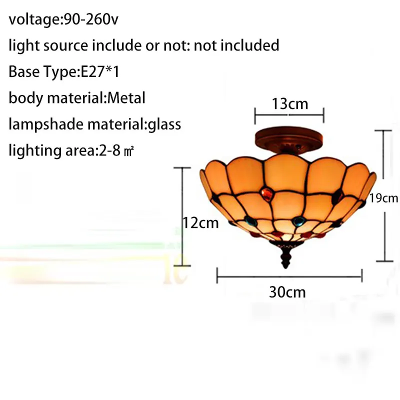 Тиффани Средиземноморский европейский барокко Средний богемный стиль