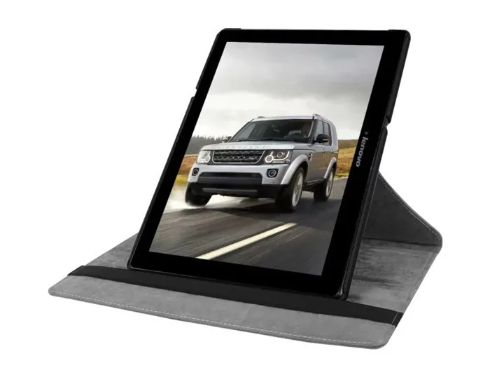 Чехол-подставка для Lenovo Tab2 Tab3 A10-70F A10-70L X70F X70M X70N кожаный с рисунком личи + пленки |