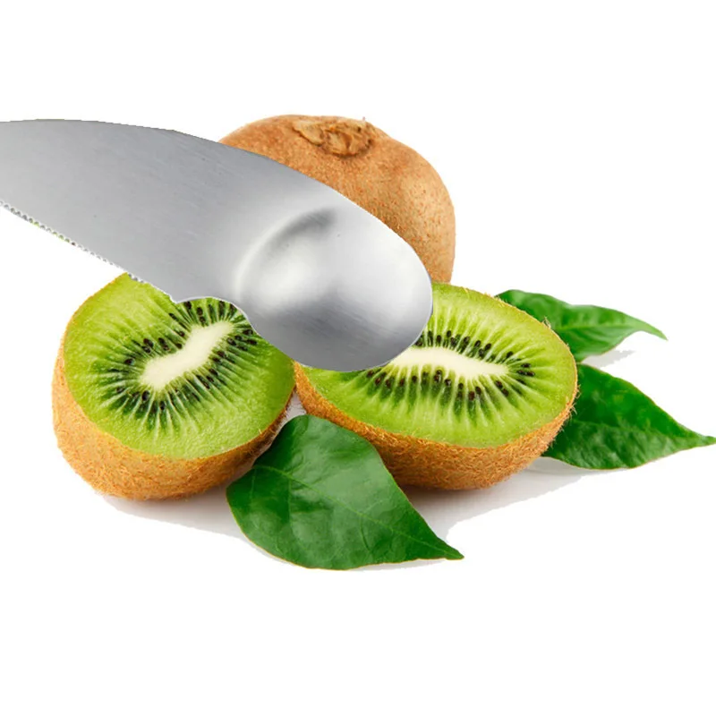 QuickDone Stainless Steel Kiwi Dig Spoon 2 in 1 Kiwifruit Knife Fruit Peeler Cutter Vegetable Tool Kitchen Slicer Gadget CKC1471 | Дом и сад
