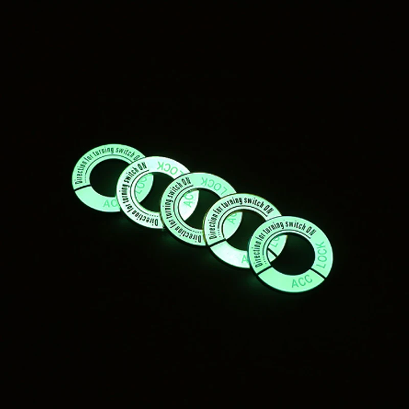 Жеребенок сжигание алюминиевого сплава ключ зажигания автомобиля кольцо крышки