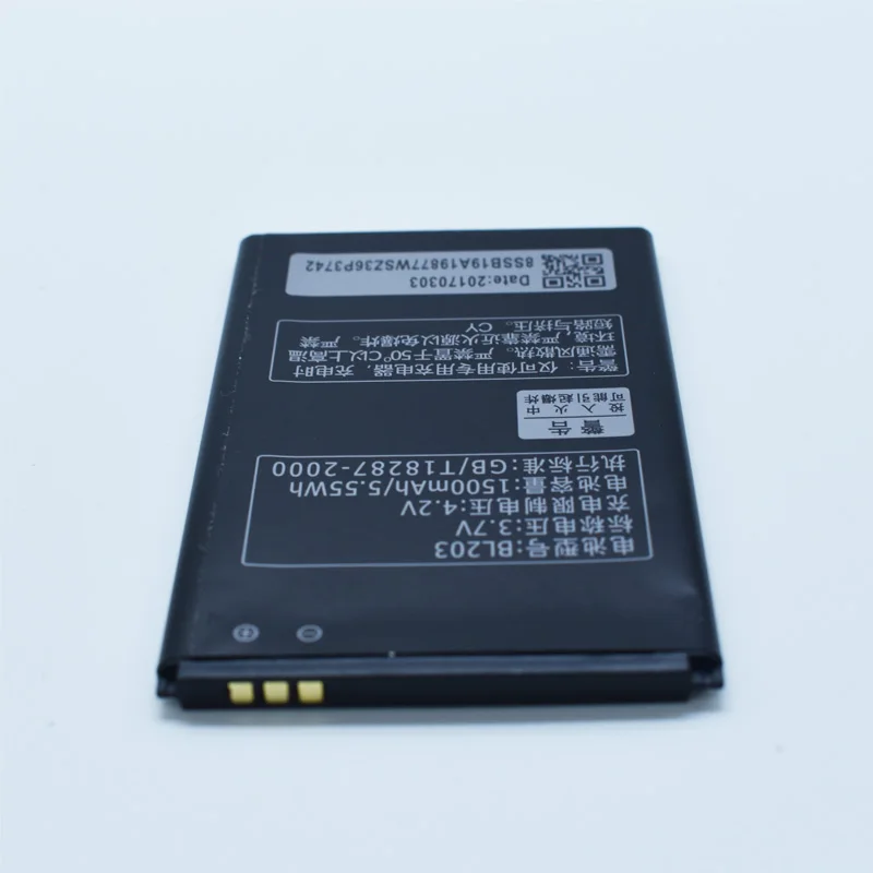 Hekiy 2019 Новый Сменный перезаряжаемый аккумулятор BL203 для Lenovo A278T A365E A308T A369 A66 A318T A385E