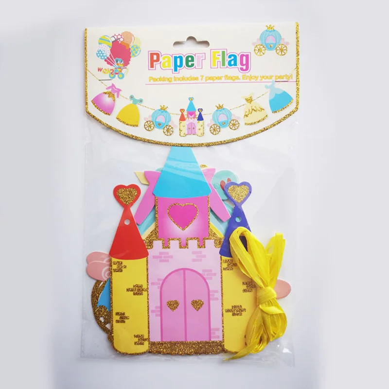 7 шт. гирлянды в виде замка принцессы праздничные украшения для дня рождения