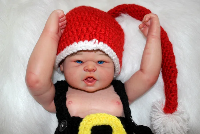 Милый новорожденный полносиликоновый Bebe Кукла Reborn Baby Girl Реалистичная