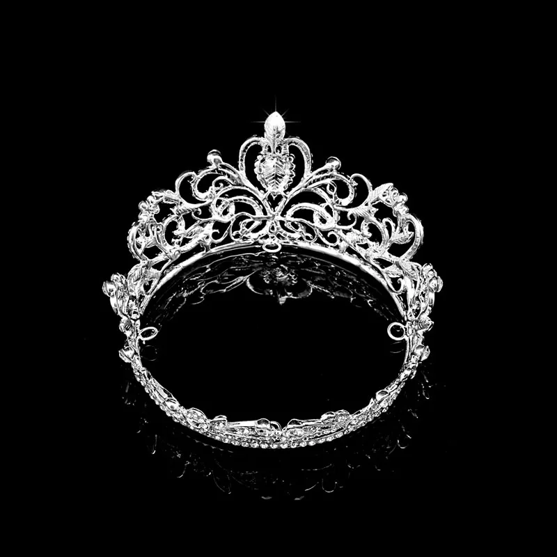 Стразы Корона корона тиара на торжество Свадебные украшения со стразами для