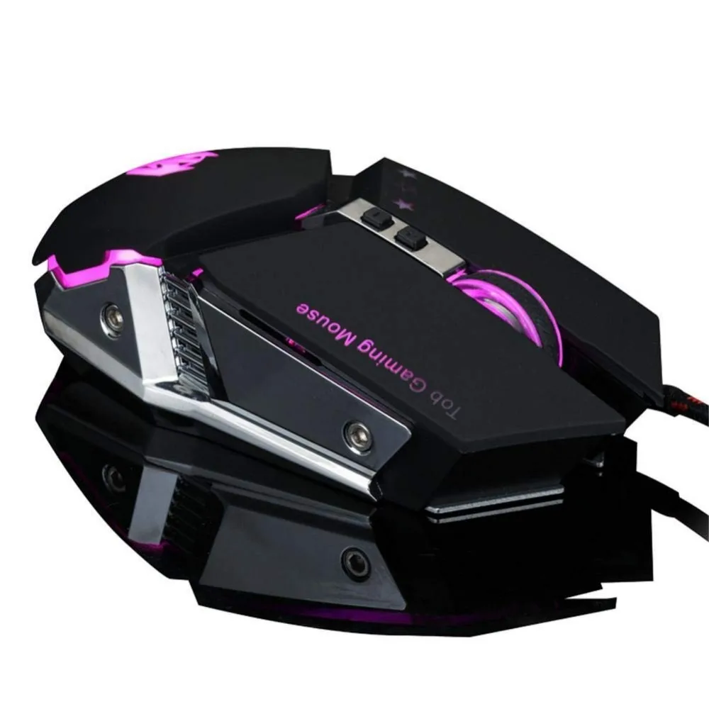 FELYBY T06 профессиональная Механическая Проводная металлическая игровая мышь для
