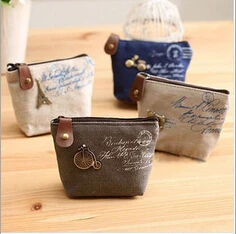 2015 hot Fashion women / men canvas coin purse Vintage Wallets bolsas credit card wallet carteira feminina | Багаж и сумки