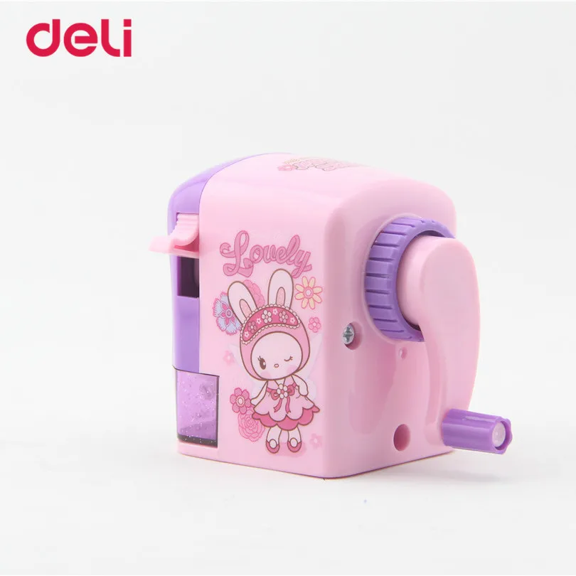2017Deli Канцтовары точилка для карандашей kawaii Детские ручные школьные