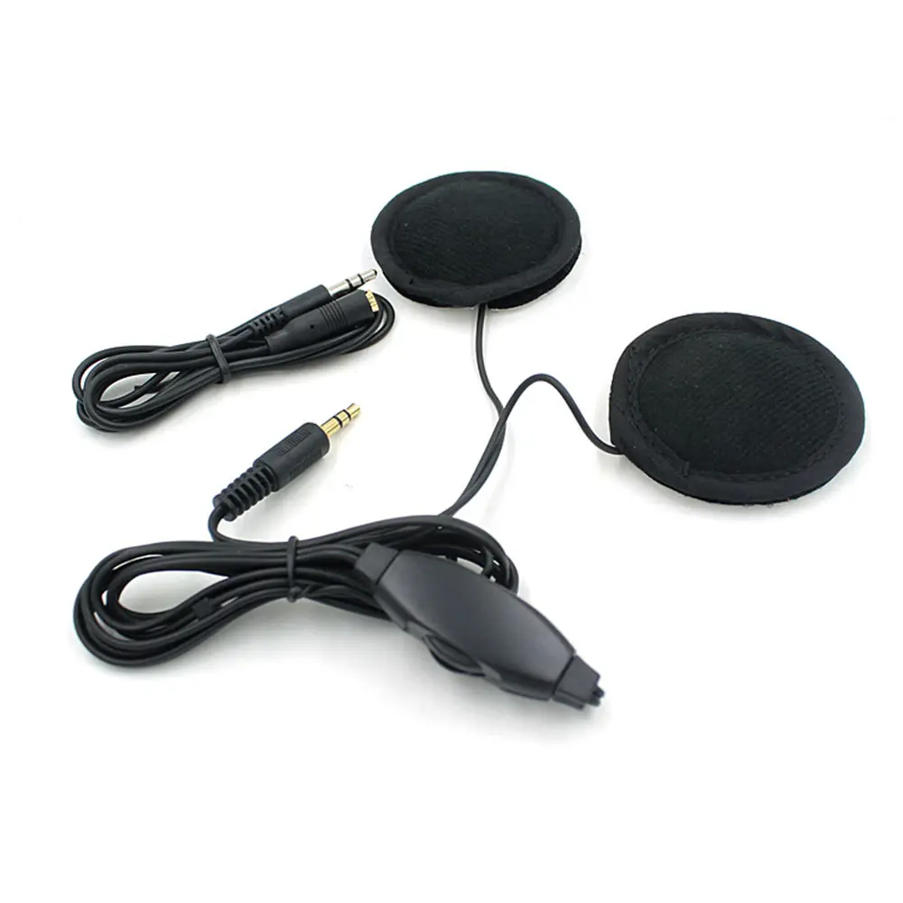 WUPP Мото шлем гарнитура модифицированный MP3 GPS для мотоцикла шлем домофон аксессуары для наушников 3,5 мм Диаметр штепсельной вилки