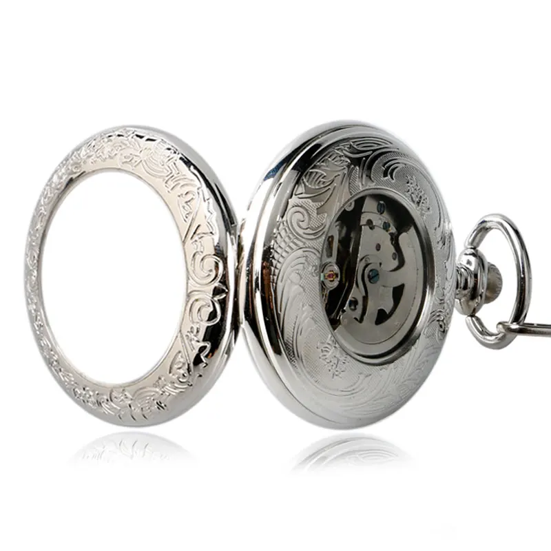 Часы наручные механические Элегантные карманные часы в стиле стимпанк с