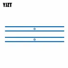 YJZT 2X 17,4 см * 1,6 см автомобильный Стайлинг, флаг Израиля, стикер для автомобиля, наклейка для гонок, 6-1145