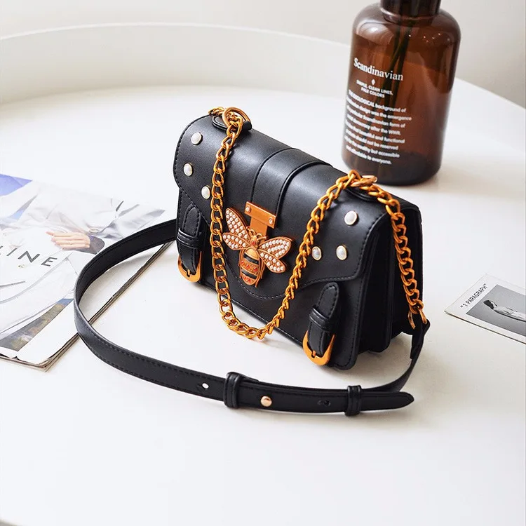 Бренд мешок Для женщин Курьерские сумки Пчелка Сумки crossbody для на плечо дизайнер