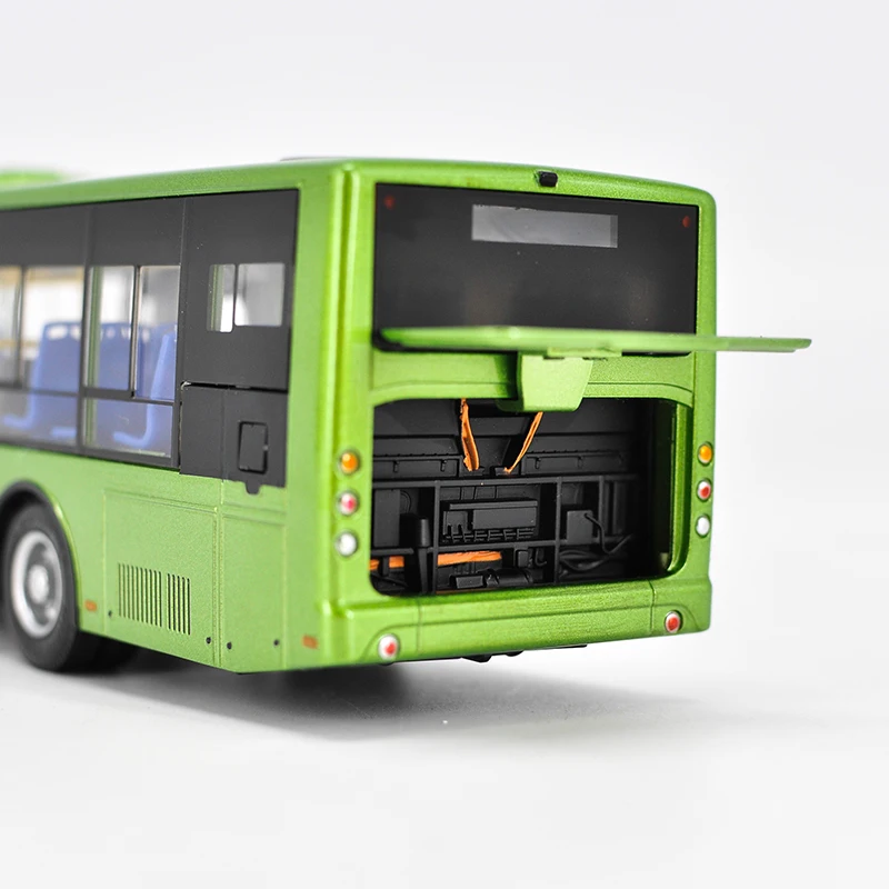 Коллекционная модель из сплава, подарок 1:42, Yutong E12, чистый электрический автобус, городской транспорт, литая игрушка, модель украшения