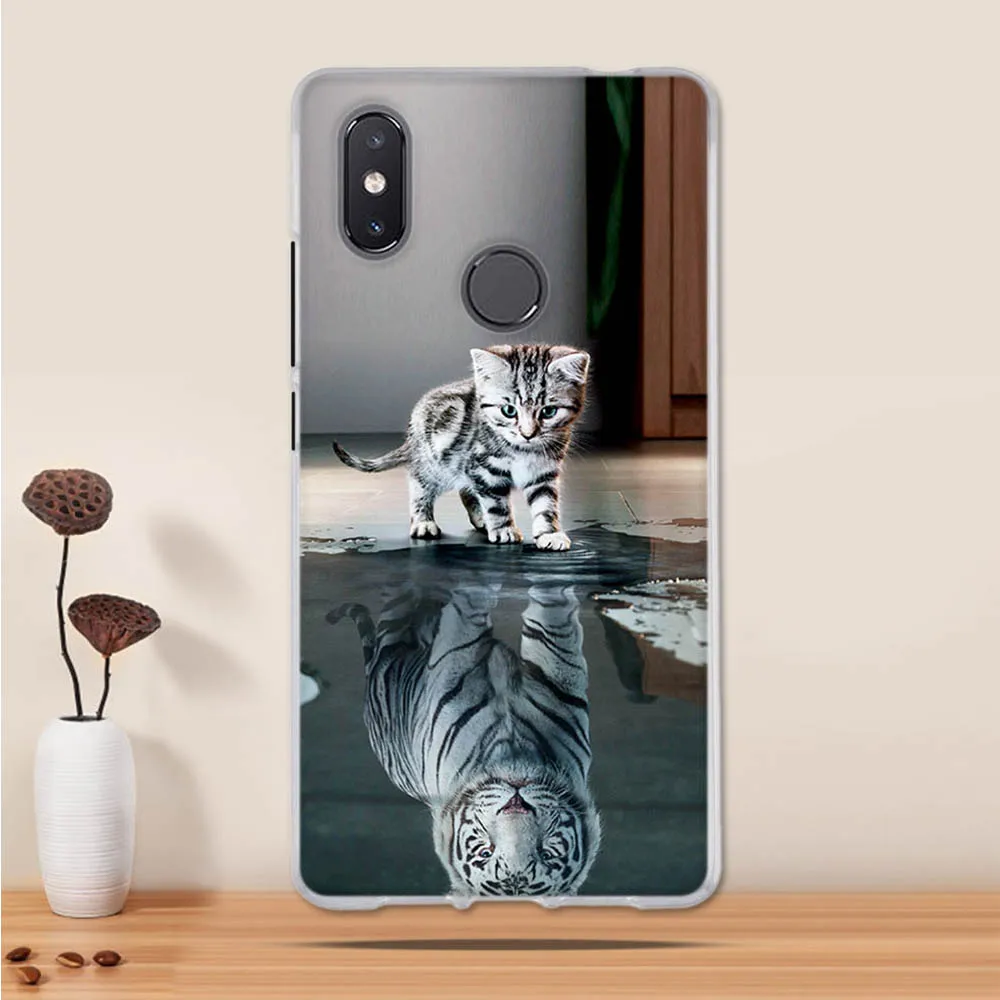 Чехол для Xiaomi Mi 8 SE чехол силиконовый из ТПУ Mi8 Se 3d Fundas | Мобильные телефоны и