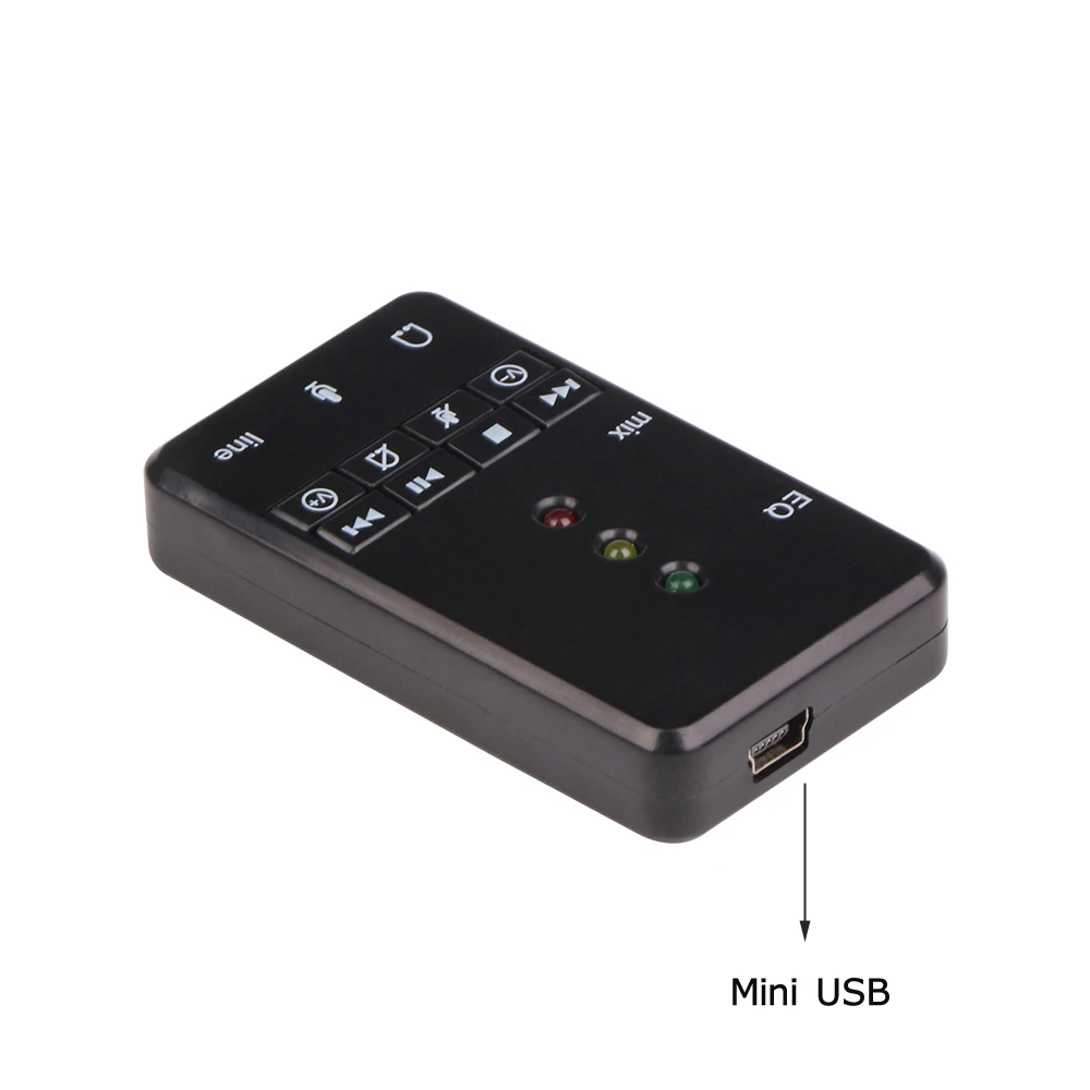 Colohas внешняя звуковая карта USB 2 0 Виртуальная 7 1 CH 3D стерео аудио звук конвертер с