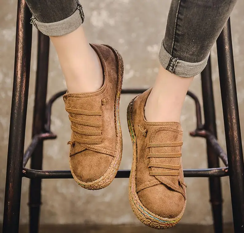 Туфли на плоской подошве 2019 Новая женская мягкая подошва поверхность с