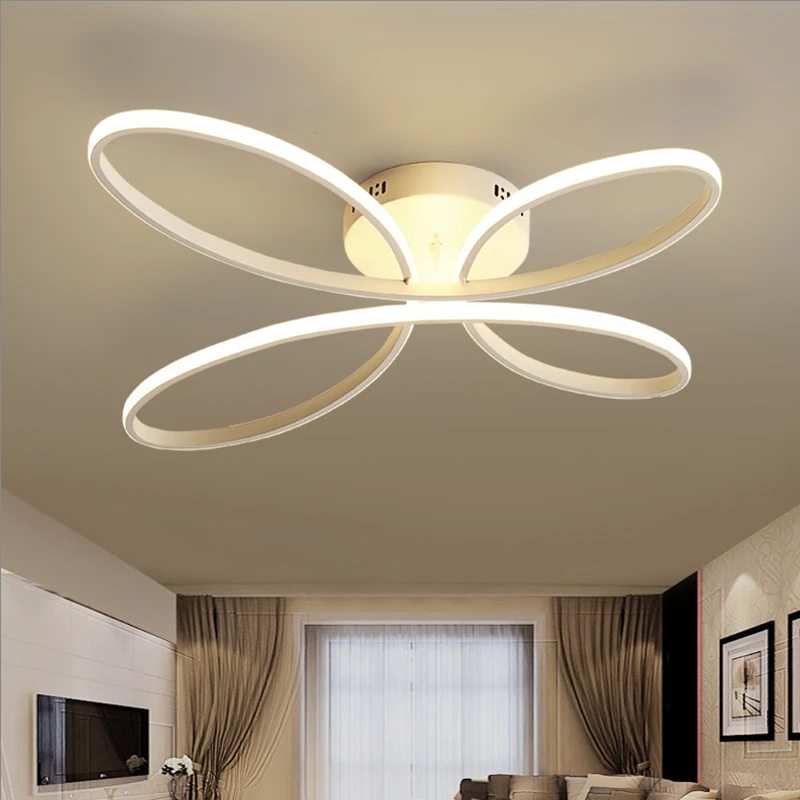 Светодиодная люстра акриловая алюминиевая для спальни гостиной|led modern chandelier|led