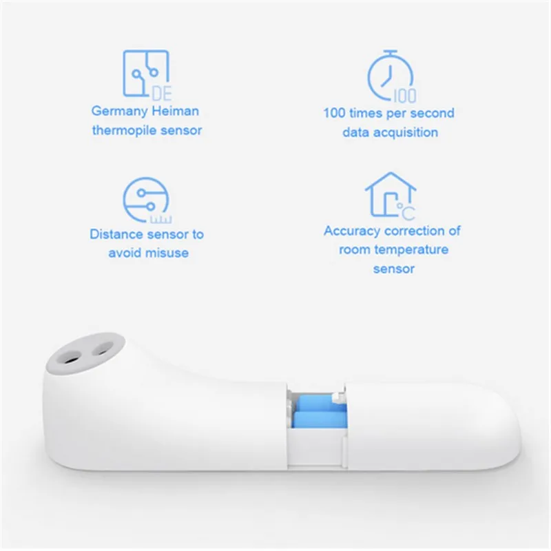 Mijia Xiaomi iHealth клинический термометр Бесконтактное измерение Точный Цифровой Инфракрасный с светодиодный экраном