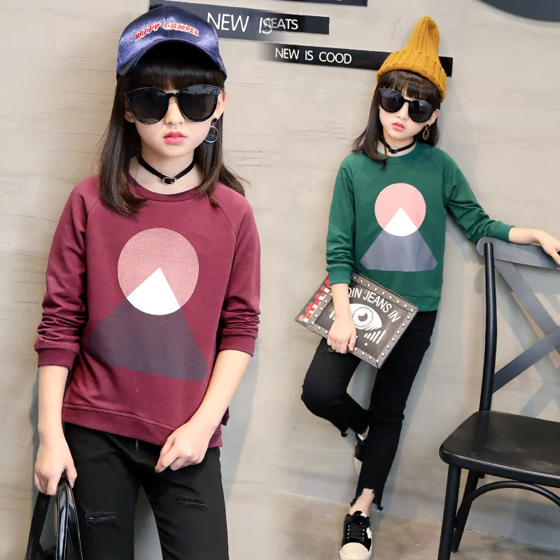 Детский весенний свитер для девочек осенний детский пуловер Однотонные детские